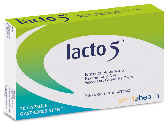 LACTO 5 20 CAPSULE - Farmacia Nuova Dr.ssa Gabriella Catellani