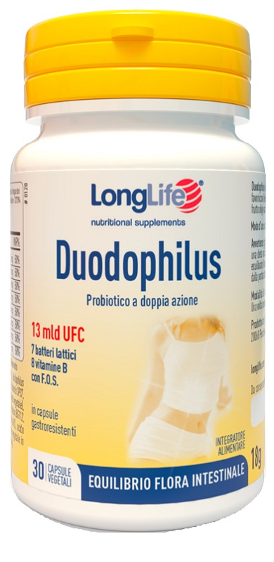 LONGLIFE DUODOPHILUS 30 CAPSULE VEGETALI - Farmacia Nuova Dr.ssa Gabriella Catellani
