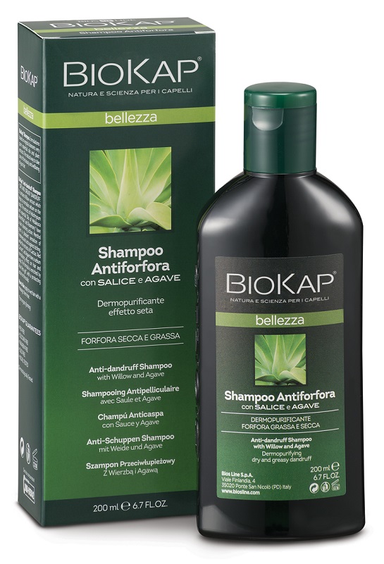 BIOKAP BELLEZZA SHAMPOO ANTIFORFORA 200 ML BIOSLINE - Farmacia Nuova Dr.ssa Gabriella Catellani