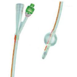 CATETERE FOLEY IN SILICONE TRASPARENTE A 2 VIE CON PALLONCINO 5-10ML DIAMETRO CH14 4,66MM LUNGHEZZA 40CM - Farmacia Nuova Dr.ssa Gabriella Catellani