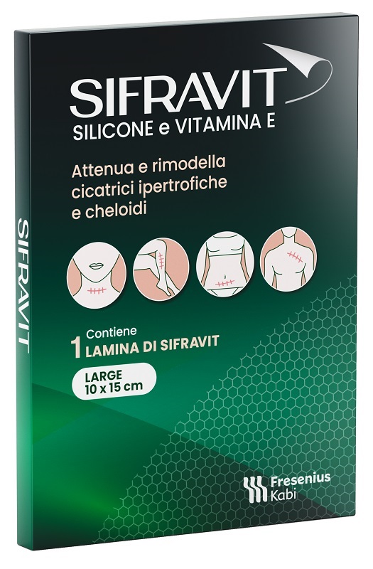SIFRAVIT PLACCA SILICONE 15X10 CM 1 PEZZO - Farmacia Nuova Dr.ssa Gabriella Catellani