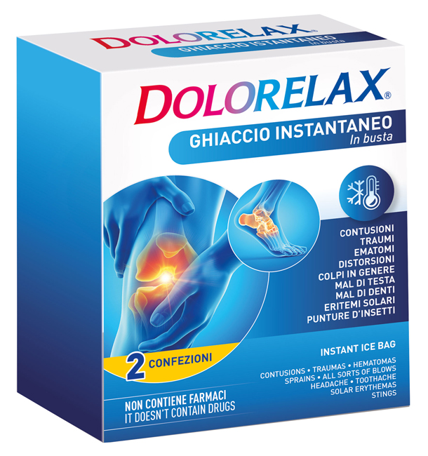 DOLORELAX ICE BAG GHIACCIO BUSTA 2 PEZZI - Farmacia Nuova Dr.ssa Gabriella Catellani