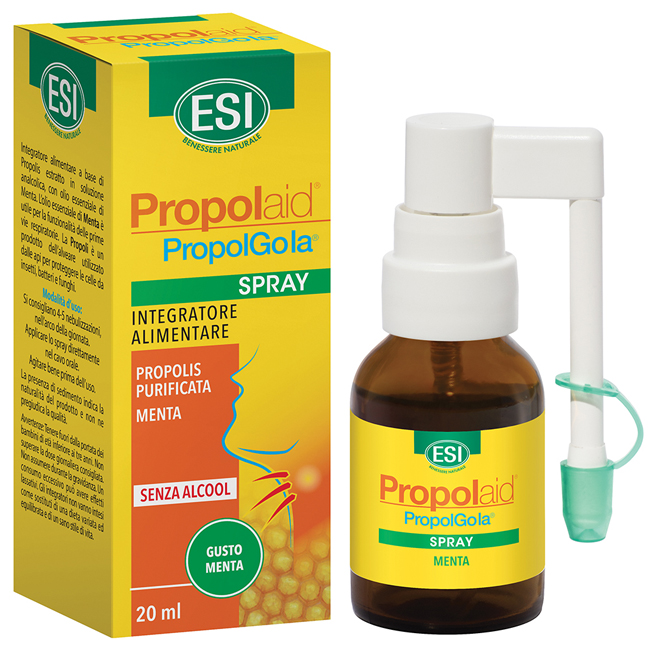 ESI PROPOLAID SPRAY GOLA ANALCOLICO MENTA 20 ML - Farmacia Nuova Dr.ssa Gabriella Catellani