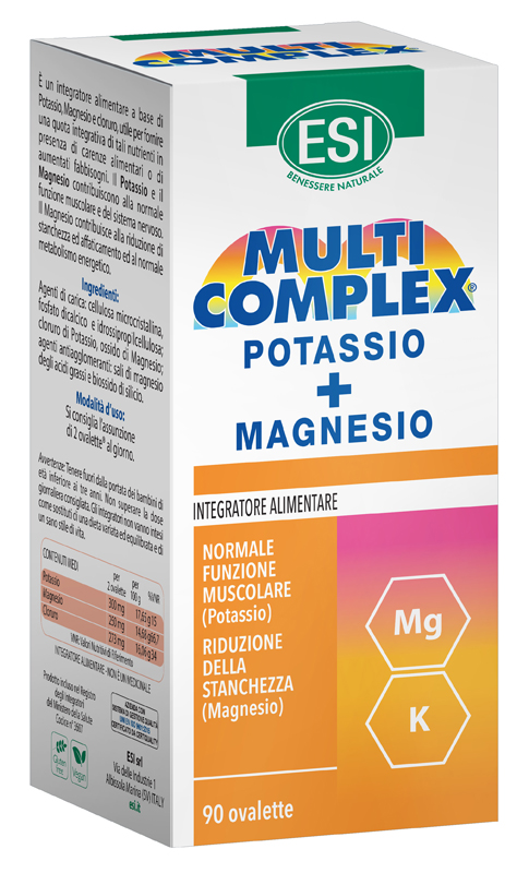 ESI MULTICOMPLEX POTASSIO MG 90 OVALETTE - Farmacia Nuova Dr.ssa Gabriella Catellani
