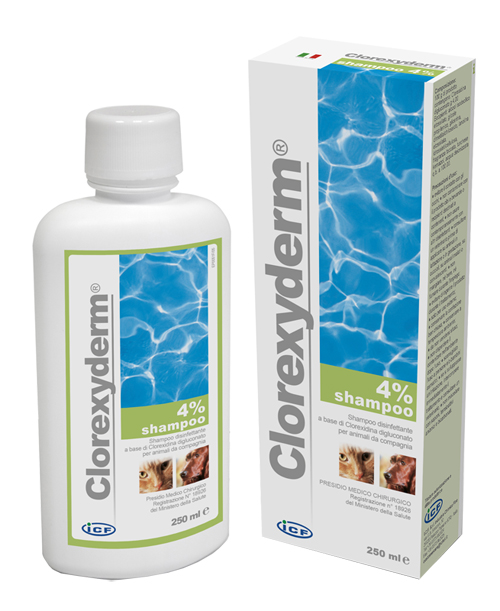 CLOREXYDERM SHAMPOO 4% 250 ML - Farmacia Nuova Dr.ssa Gabriella Catellani