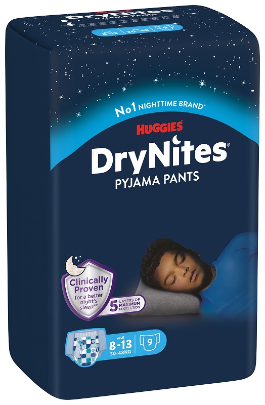 PANNOLINO HUGGIES DRYNITES 8/13 ANNI BOY L 30/48KG 9 PEZZI - Farmacia Nuova Dr.ssa Gabriella Catellani