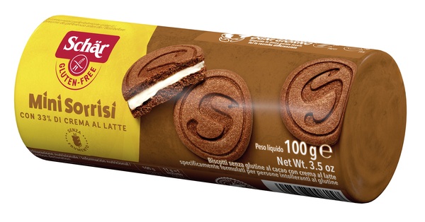 SCHAR MINI SORRISI CON CREMA AL LATTE 100 G - Farmacia Nuova Dr.ssa Gabriella Catellani