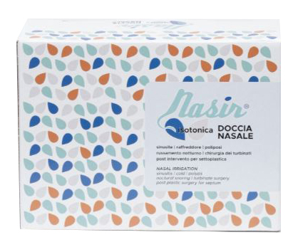 SOLUZIONE FISIOLOGICA ISOTONICA STERILE NASIR IN SCATOLA CON6 SACCHE VERSIONE LUER LOCK DA 500ML - Farmacia Nuova Dr.ssa Gabriella Catellani
