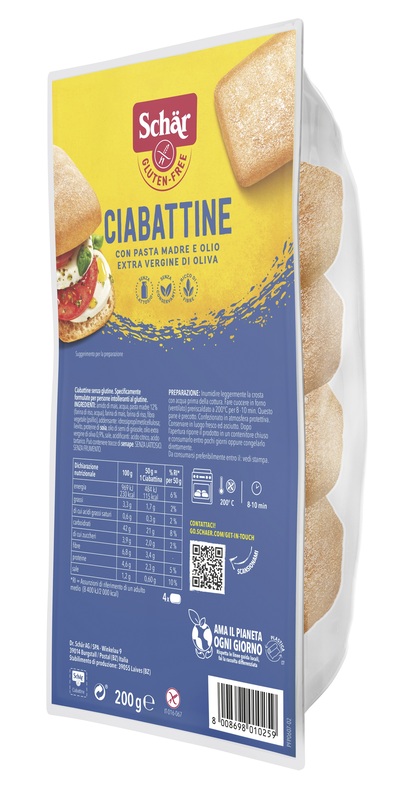 SCHAR CIABATTINA 200 G - Farmacia Nuova Dr.ssa Gabriella Catellani
