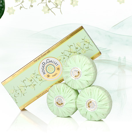 ROGER&GALLET THE VERT SAPONETTE 3X100 G - Farmacia Nuova Dr.ssa Gabriella Catellani