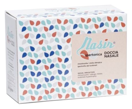 SOLUZIONE FISIOLOGICA IPERTONICA STERILE NASIR 8 SACCHE VERSIONE DA 250ML - Farmacia Nuova Dr.ssa Gabriella Catellani