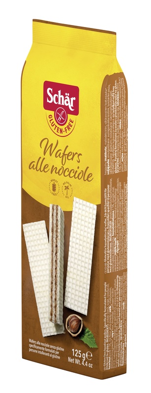 SCHAR WAFERS ALLE NOCCIOLE 125 G - Farmacia Nuova Dr.ssa Gabriella Catellani