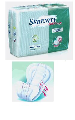 PANNOLONE PER INCONTINENZA SAGOMATO SERENITY SOFTDRY+ ALOE SUPER 30 PEZZI - Farmacia Nuova Dr.ssa Gabriella Catellani