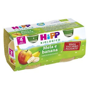 HIPP BIO FRUTTA GRATTUGGIATA MELA BANANA 4X100 G - Farmacia Nuova Dr.ssa Gabriella Catellani