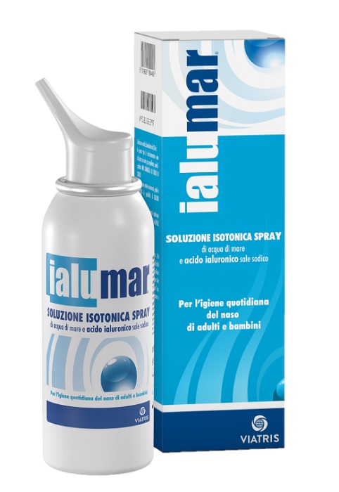 SOLUZIONE ISOTONICA SPRAY DI ACQUA DI MARE ACIDO IALURONICO SALE SODICO PER IGIENE NASO ADULTI E BAMBINI 100ML - Farmacia Nuova Dr.ssa Gabriella Catellani