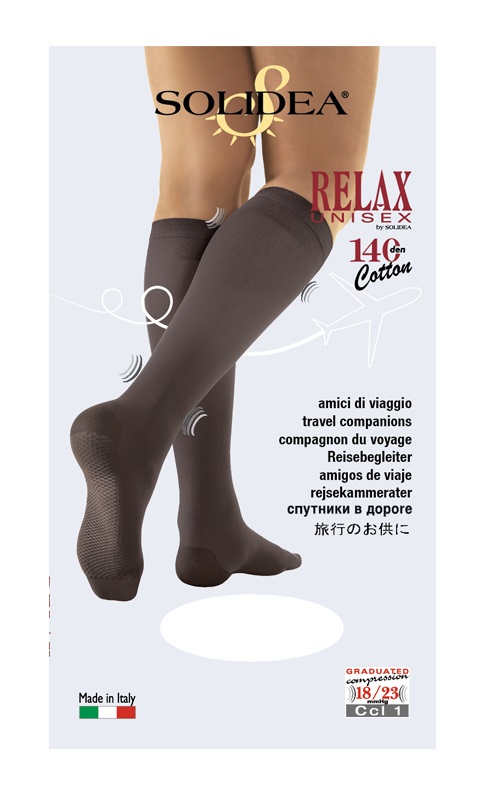 RELAX UNISEX 140 GAMBALETTO COTTON NERO 5 XXL - Farmacia Nuova Dr.ssa Gabriella Catellani