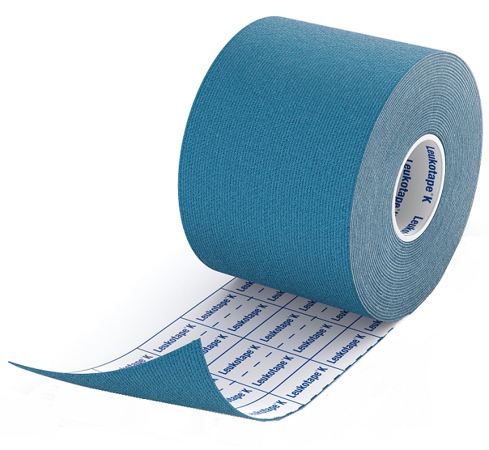 BENDA ADESIVA LEUKOTAPE K PER TAPING FISIOTERAPICO LARGHEZZA 5 CM LUNGHEZZA 5 M COLORE BLU IN ROTOLO - Farmacia Nuova Dr.ssa Gabriella Catellani