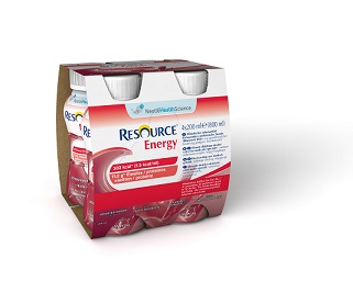 RESOURCE ENERGY FRAGOLA/LAMPONE 4 BOTTIGLIE 200 ML - Farmacia Nuova Dr.ssa Gabriella Catellani