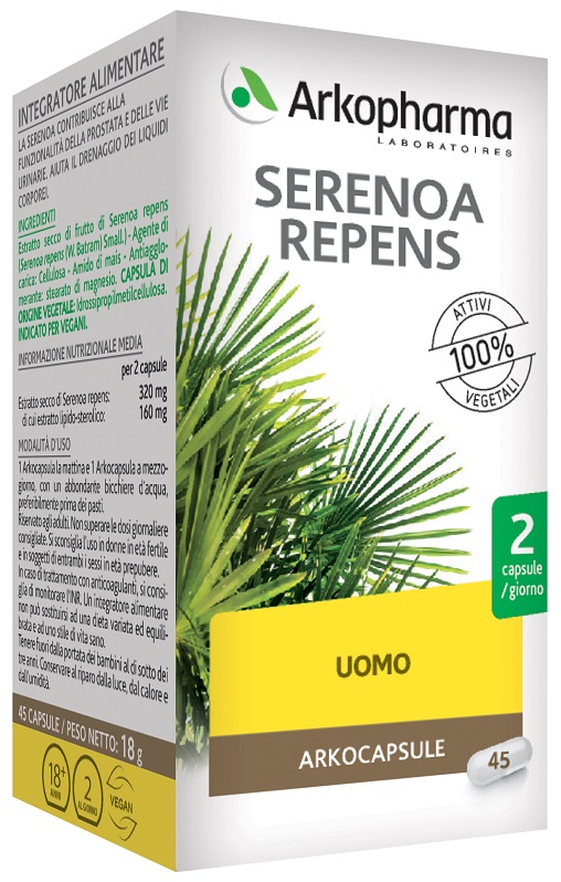 SERENOA REPENS 45 CAPSULE - Farmacia Nuova Dr.ssa Gabriella Catellani