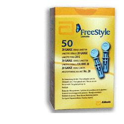 LANCETTE PUNGIDITO FREESTYLE GAUGE 28 50 PEZZI - Farmacia Nuova Dr.ssa Gabriella Catellani