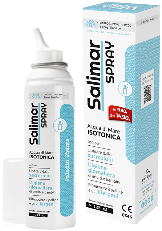 SANAVITA SALIMAR SPRAY NASALE NEW 125 ML - Farmacia Nuova Dr.ssa Gabriella Catellani