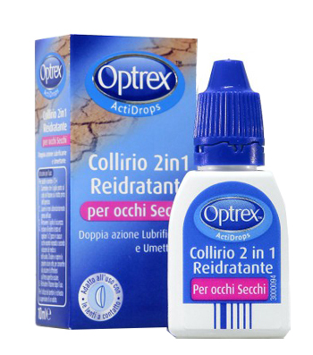 GOCCE OCULARI OPTREX ACTIDROPS 2IN1 REIDRATANTE OCCHI STANCHI 1 PEZZO - Farmacia Nuova Dr.ssa Gabriella Catellani