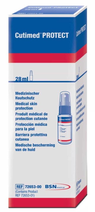 BARRIERA PROTETTIVA CUTANEA CUTIMED PROTECT FILM SPRAY 28 ML PER CUTE INTEGRA - Farmacia Nuova Dr.ssa Gabriella Catellani