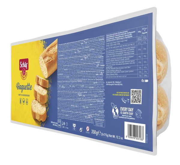 SCHAR BAGUETTE SENZA LATTOSIO 2 X 175 G - Farmacia Nuova Dr.ssa Gabriella Catellani