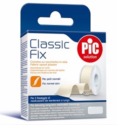 CEROTTO IN ROCCHETTO PIC CLASSIC FIX TELA BIANCO 2,5X500 CM FUSTELLA - Farmacia Nuova Dr.ssa Gabriella Catellani