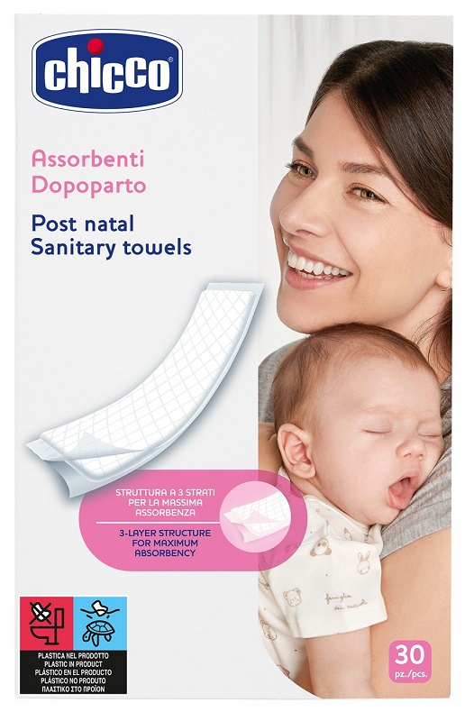CHICCO ASSORBENTI PROTECTION POSTPARTO 30 PEZZI - Farmacia Nuova Dr.ssa Gabriella Catellani