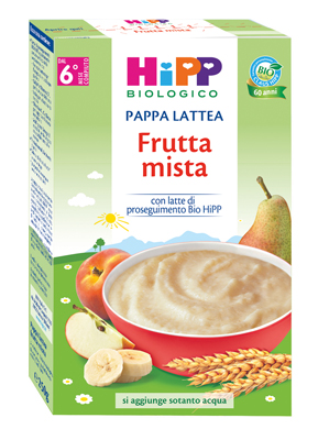 HIPP BIO PAPPA LATTEA FRUTTA MISTA 250 G - Farmacia Nuova Dr.ssa Gabriella Catellani