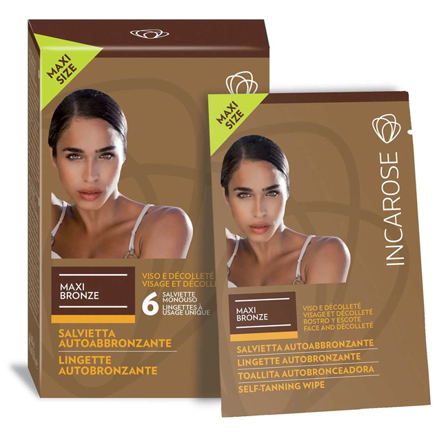 INCAROSE MAXI BRONZE 6 SALVIETTE VEG* - Farmacia Nuova Dr.ssa Gabriella Catellani