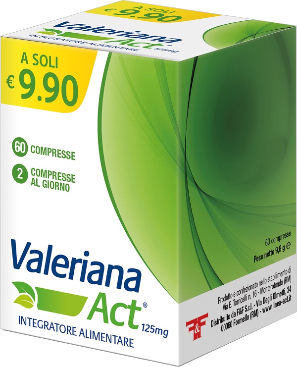 VALERIANA ACT 60 COMPRESSE - Farmacia Nuova Dr.ssa Gabriella Catellani