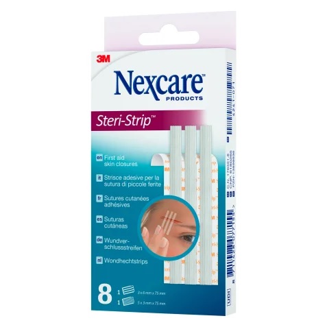 CEROTTO PER SUTURA NEXCARE STERISTRIP 6X75 MM + 3X75 MM - Farmacia Nuova Dr.ssa Gabriella Catellani