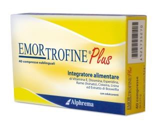 EMORTROFINE PLUS 40 COMPRESSE SUBLINGUALI - Farmacia Nuova Dr.ssa Gabriella Catellani