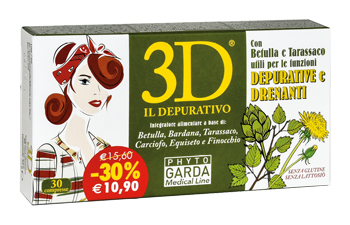3D IL DEPURATIVO 30 COMPRESSE - Farmacia Nuova Dr.ssa Gabriella Catellani