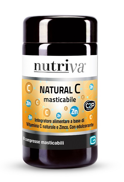 NUTRIVA NATURAL C 60 COMPRESSE MASTICABILI - Farmacia Nuova Dr.ssa Gabriella Catellani