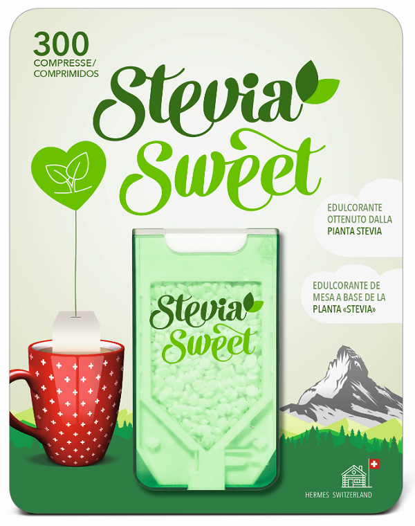 HERMESETAS STEVIA 300 COMPRESSE - Farmacia Nuova Dr.ssa Gabriella Catellani