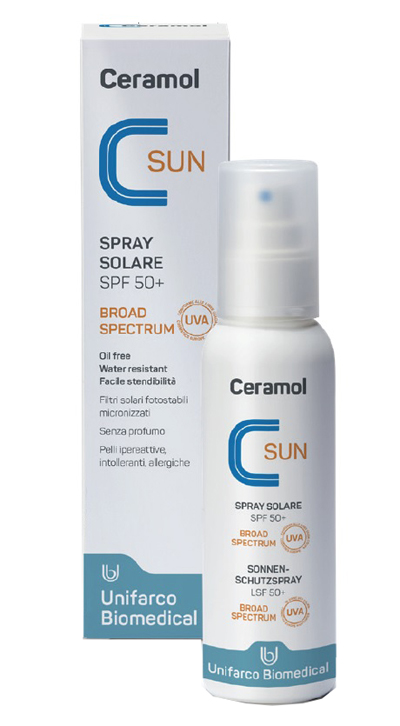 CERAMOL SUN SPRAY SPF 50+ 125 ML - Farmacia Nuova Dr.ssa Gabriella Catellani