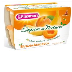 PLASMON SAPORI DI NATURA OMOGENEIZZATO ALBICOCCA E BANANA 100 G X 4 PEZZI - Farmacia Nuova Dr.ssa Gabriella Catellani