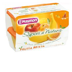 PLASMON SAPORI DI NATURA OMOGENEIZZATO FRUTTA MISTA 100 G X 4 PEZZI - Farmacia Nuova Dr.ssa Gabriella Catellani