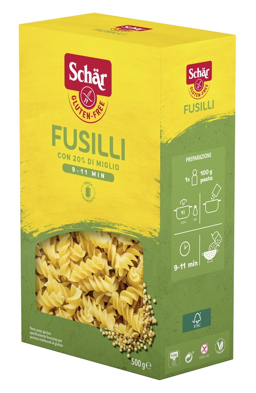 SCHAR FUSILLI 500 G - Farmacia Nuova Dr.ssa Gabriella Catellani