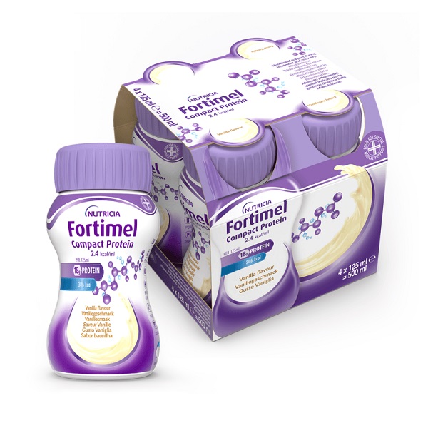 FORTIMEL COMPACT PROTEIN VANIGLIA 4 BOTTIGLIE DA 125 ML - Farmacia Nuova Dr.ssa Gabriella Catellani