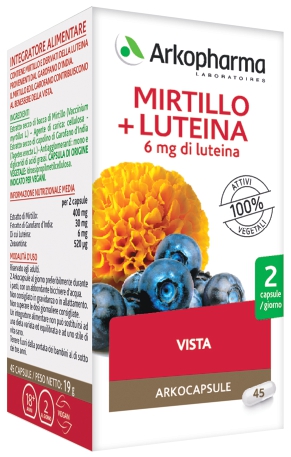 ARKO CAPSULE MIRTILLO+LUTEINA 45 CAPSULE - Farmacia Nuova Dr.ssa Gabriella Catellani