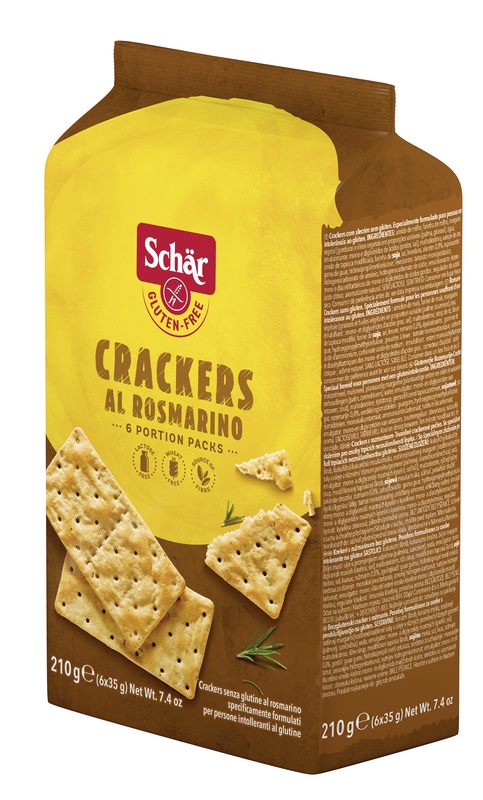 SCHAR CRACKERS AL ROSMARINO 6 CONFEZIONI DA 35 G - Farmacia Nuova Dr.ssa Gabriella Catellani