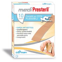 CEROTTO PER DITA MEDIPRESTERIL FLESSIBILE 12X2CM 10 PEZZI - Farmacia Nuova Dr.ssa Gabriella Catellani