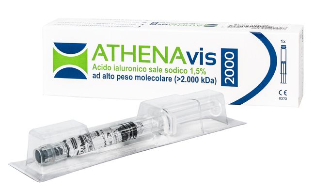 SIRINGA INTRA-ARTICOLARE ATHENAVIS 2000 ACIDO IALURONICO 1,5% 30MG 2 ML - Farmacia Nuova Dr.ssa Gabriella Catellani