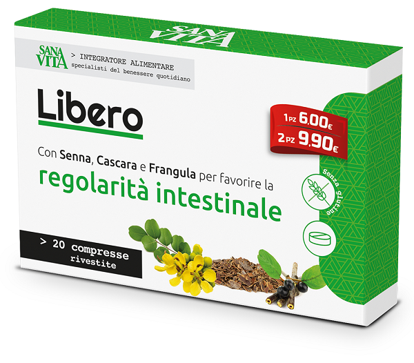 SANAVITA LIBERO 20 COMPRESSE - Farmacia Nuova Dr.ssa Gabriella Catellani