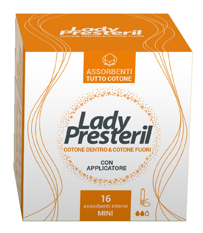 LADY PRESTERIL ASSORBENTI INTERNI MINI 16 PEZZI - Farmacia Nuova Dr.ssa Gabriella Catellani
