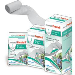 BENDA DI GARZA MEDIPRESTERIL 12/8 FU M5X5CM 12/8 FILI - Farmacia Nuova Dr.ssa Gabriella Catellani